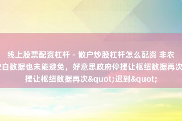 线上股票配资杠杆 - 散户炒股杠杆怎么配资 非农文书又宽限！职位空白数据也未能避免，好意思政府停摆让枢纽数据再次"迟到"