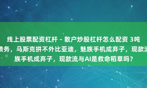 线上股票配资杠杆 - 散户炒股杠杆怎么配资 3吨黄金抵不了2.5亿元债务，马斯克拼不外比亚迪，魅族手机成弃子，现款流与AI是救命稻草吗？